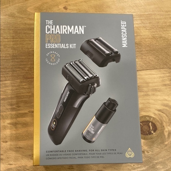 Manscaped Chairman Pro Essentials Kit - Black and Gold - Picture 1 of 3